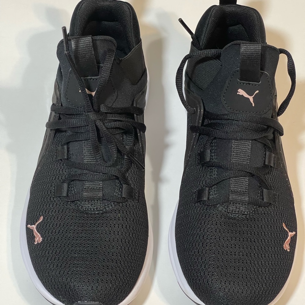 PUMA Enzo 2 Speckled training shoes- Black Rose Gold.